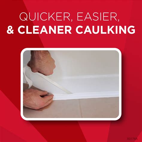 Achieve a professional finish with magic peel and stick caulk in your bathroom
